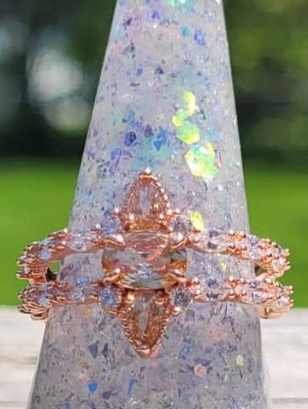 Size 10 Smokey Topaz Ring